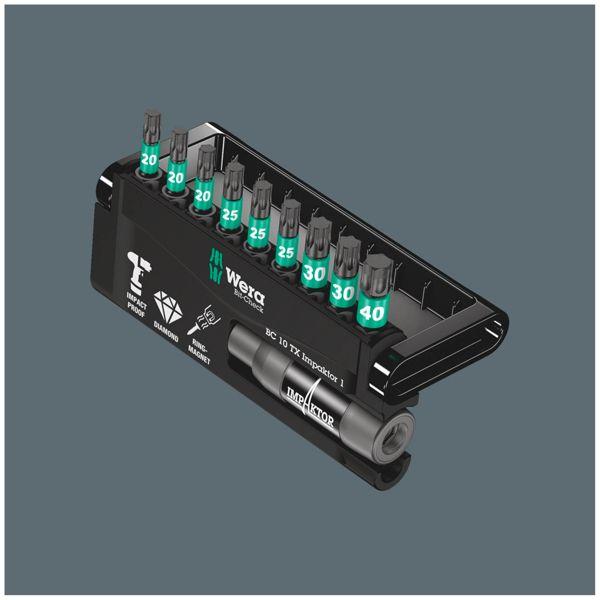 Immagine prodotto Wera Bit-Check 10 TX Impaktor 1 (T40, T30, T20, T25)