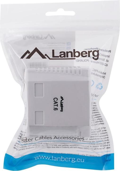 Immagine prodotto Lanberg OU6-0002-W Presa RJ-45 Bianco