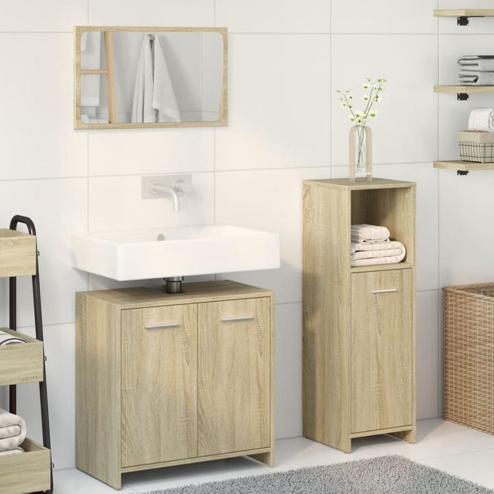 Actual product image VidaXL 3-tlg. Badmöbel-Set