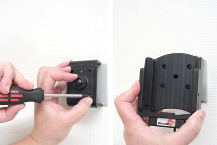 Produktbild Brodit Aktivhalter m Kugelgelenk - Tragbarer Rechner - Aktive Halterung - Auto - Schwar