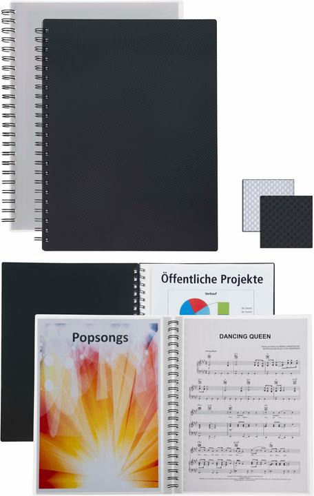 Produktbild Kolma Spiralsichtbuch A4 mit 20 Taschen farblos (A4, 1 x)
