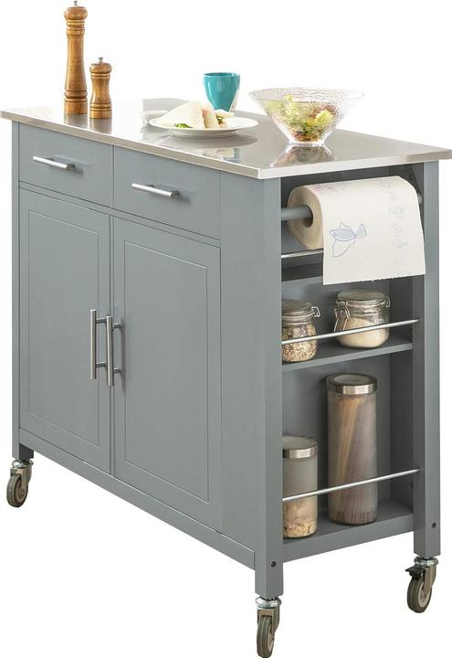 Actual product image SoBuy Kitchen Trolley FKW108-HG, Grey