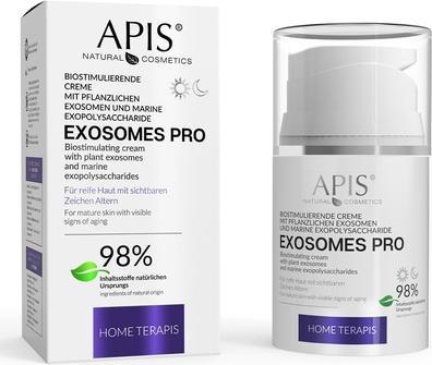 Apis Natural Cosmetics Biostimulating Cream with Plant Exosomes EXOSOMES PRO Home Therapies Innovative Skin Care Regenerati (Body cream, 50 ml)