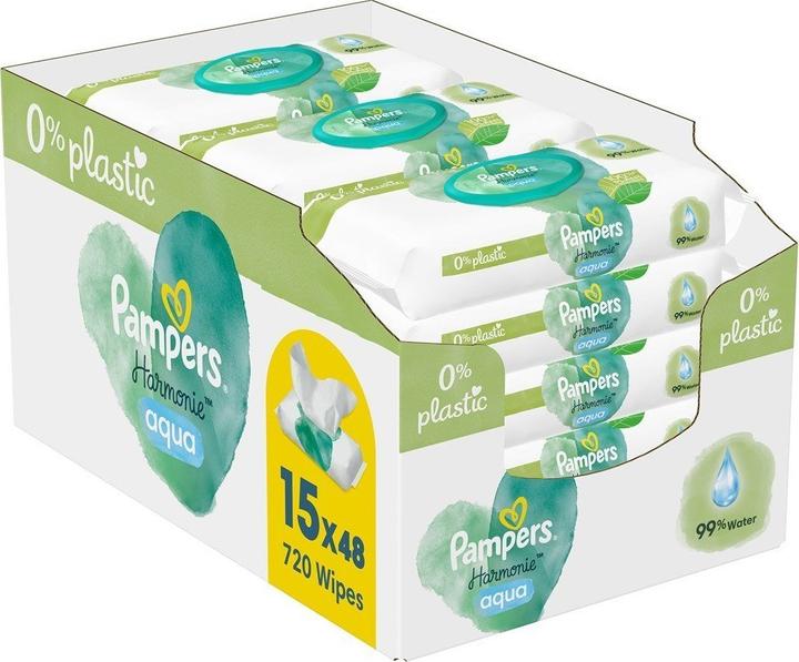 Produktbild Pampers Harmonie Aqua (720 Stück)