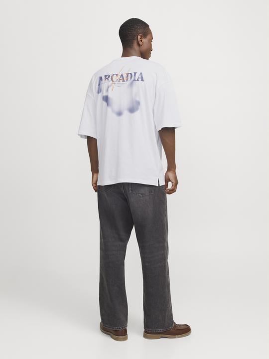Actual product image Jack & Jones Jjecharge Graphic Tee O-N Styd Aw24 Ln (L)
