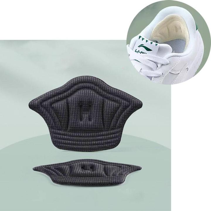 Produktbild Stride Anti-Rutsch Ferseneinlagen – Weiche Massage-Pads für Sneaker Schwarz