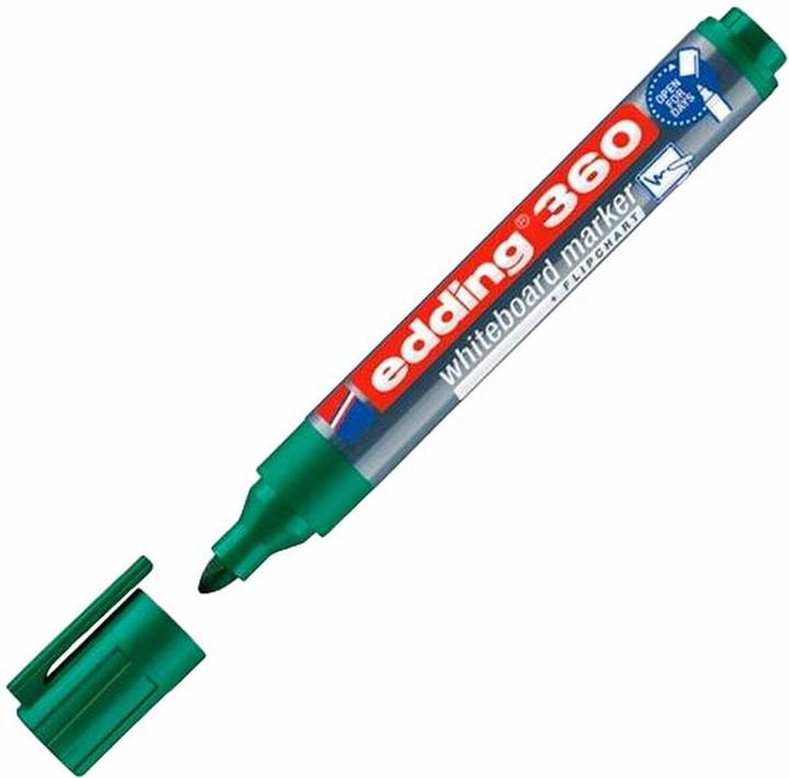 Produktbild Edding Whiteboard Marker 360/363, 10er Set (Grün, 3 mm, 10 x)