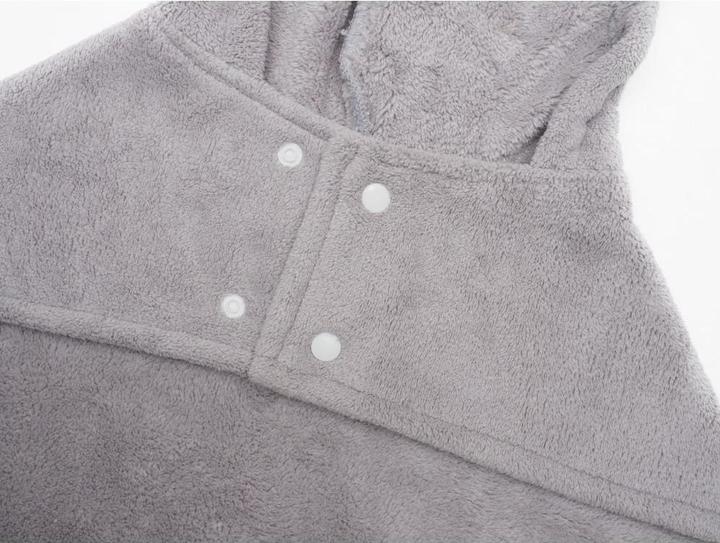 Produktbild Peppy buddies Bathrobe Shark M, Grey, Size 40 cm - (69727186727) (M, Hundebademantel)