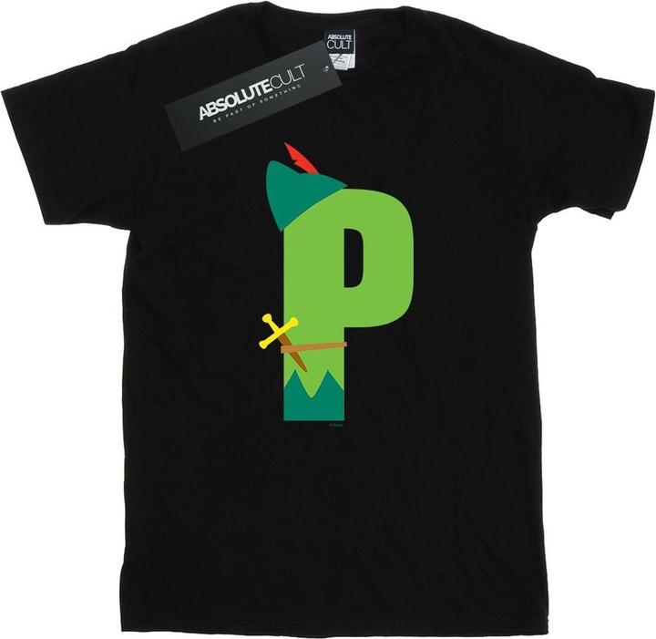 Actual product image Disney Mens Alphabet P Is For Peter Pan T-Shirt (3XL)