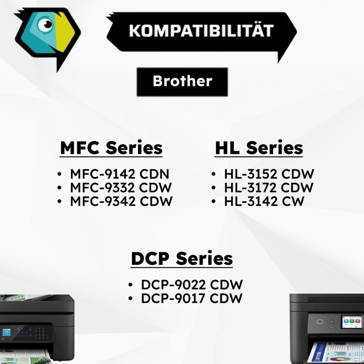 Produktbild Inkadoo Kompatibel Toner für Brother TN-242 TN-246 (M, C, Y, BK)