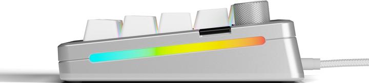 Produktbild Glorious GMMK 3 Pro 65 % Custom Gaming-Tastatur - Pre-Built, ANSI (US), Fox Switches, silber (Eng. Int., Kabelgebunden)