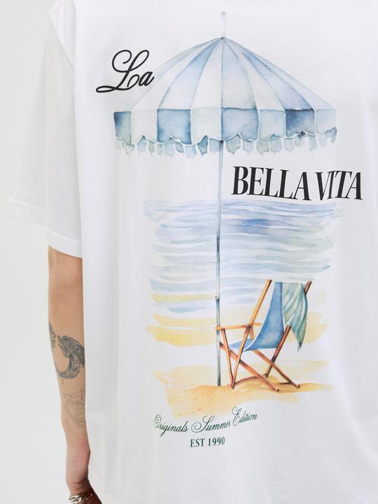 Actual product image Jack & Jones Gedruckt Rundhalsausschnitt T-shirt T-shirt (XS)