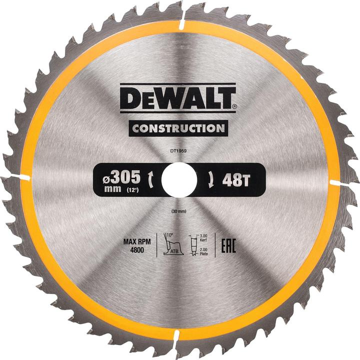 DeWalt Kreissaegeblatt Stat. 305/30mm 48WZ