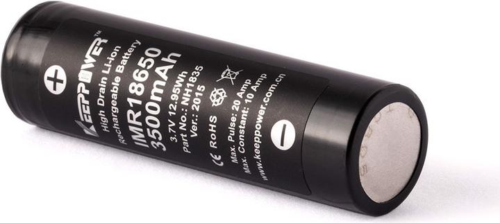 Image du produit Keeppower Batterie IMR18650 - (Flat Top) (1 pcs, 18650, 3500 mAh)