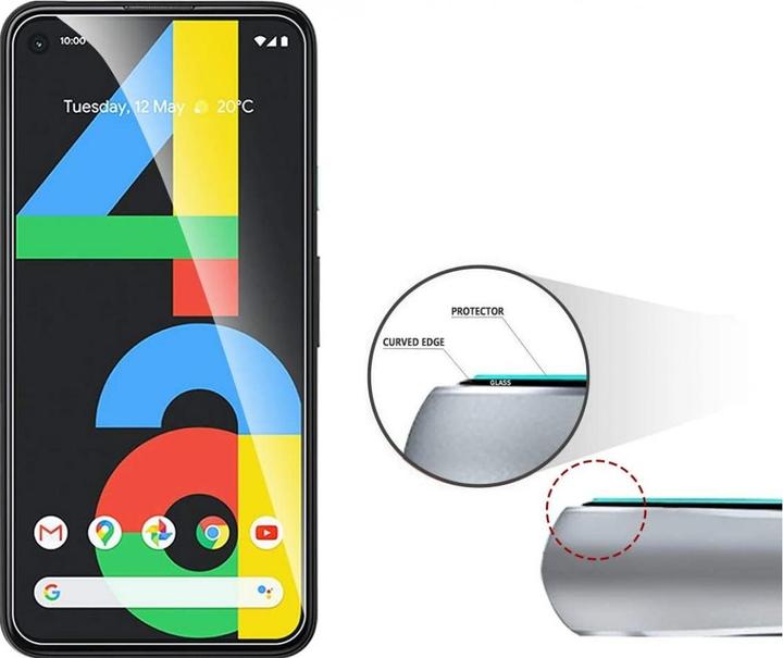 Image du produit Screenguard Google Pixel 4a Protection en verre blindé Case Friendly Design (1 pièce(s), Google Pixel 4a)