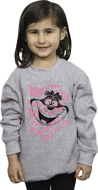 Produktbild Disney Mädchen Alice im Wunderland Chesire Katze Sweatshirt (140, 146)