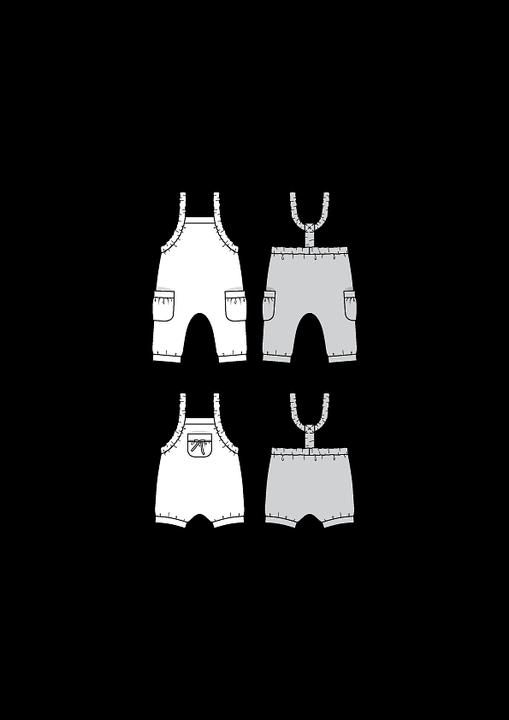 Produktbild Schnittmuster Latzhose