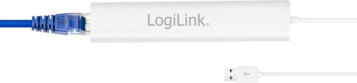 Image du produit LogiLink USB 2.0 zu RJ-45 (USB-A, 3 Ports)