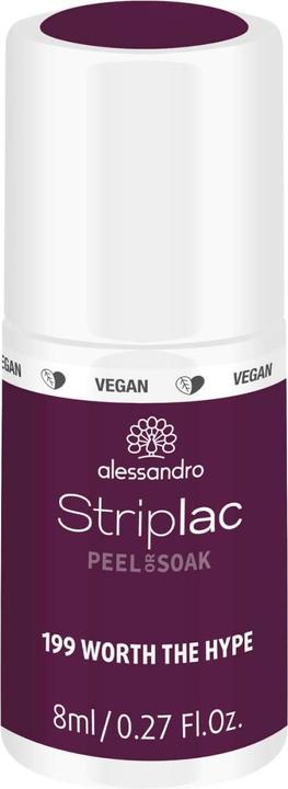 Alessandro Striplac Peel or Soak off Worth the Hype (199 Worth the Hype, Farblack)
