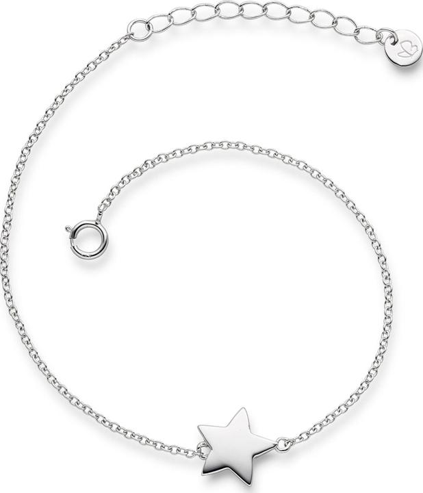 Produktbild Glanzstücke München Damen Stern Sterling Silber silber 17,0 cm Basislänge + 3,0 cm Verlängerung - 6128 (17 cm, Sterling Silber)