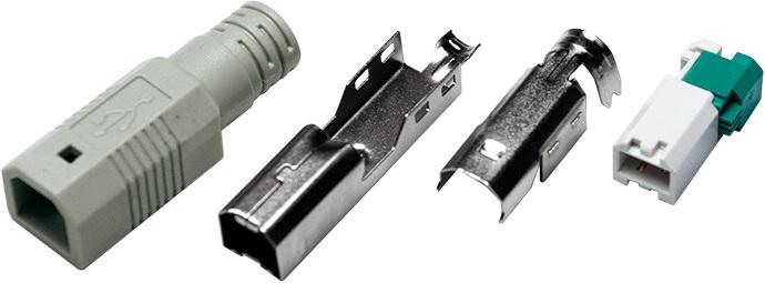 Produktbild LogiLink USB-Stecker Typ-B (USB-BC 1.2, 3.65 cm)