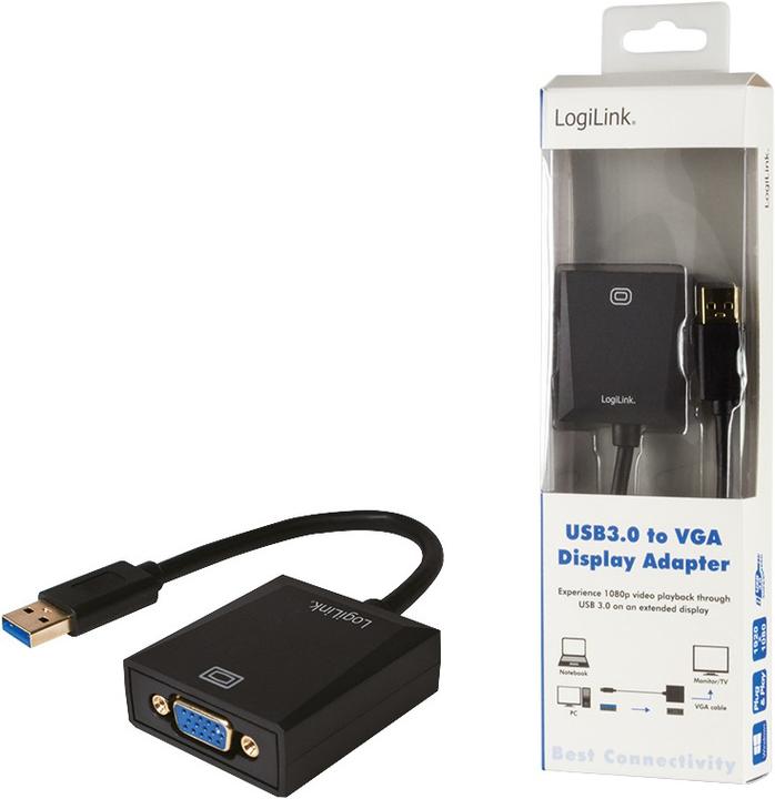 Image du produit LogiLink USB 3.0 zu VGA (VGA, 5.10 cm)