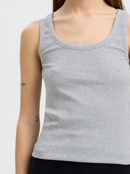 Actual product image Selected Femme Rippmuster Baumwoll Tanktop (XXL)