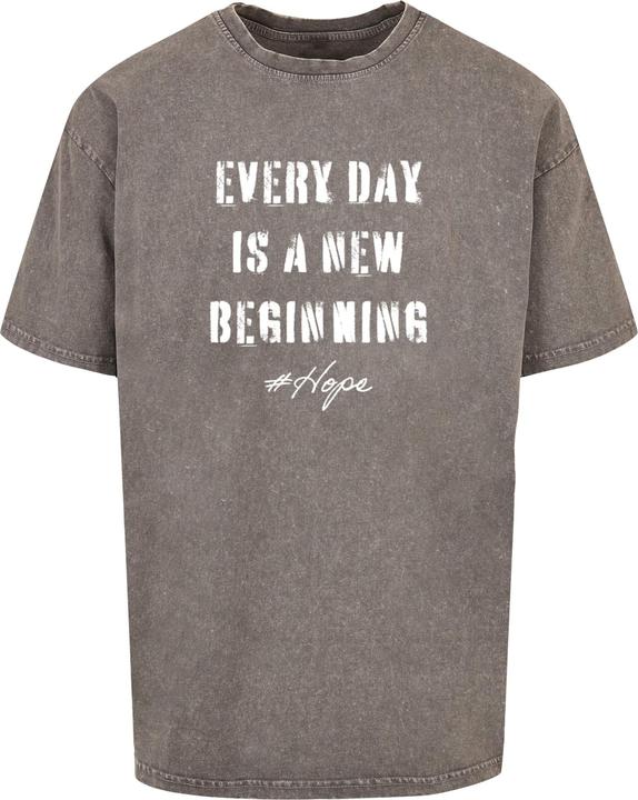 Produktbild Merchcode Hope 2 Acid Washed Heavy Oversized Tee - 111647 (XL)