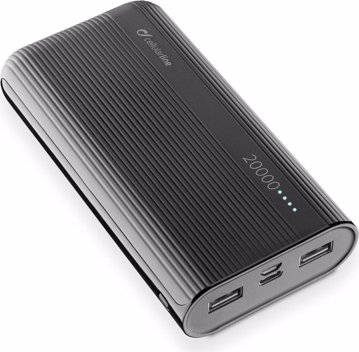 Cellularline PowerTank (20000 mAh, 12 W, 74 Wh)
