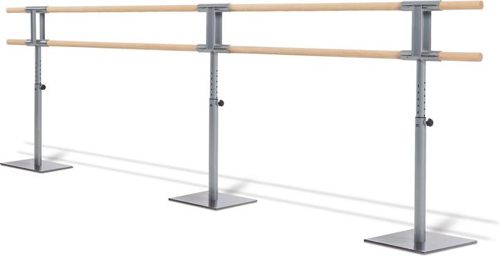 Dinamica Ballet Giselle double ballet barre, height-adjustable