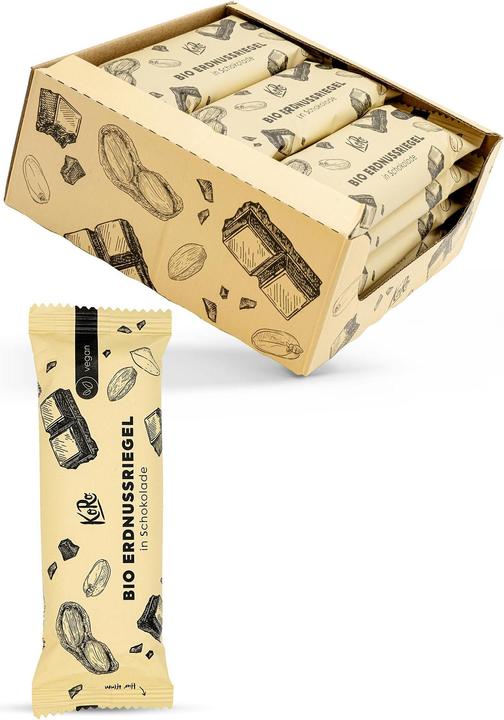KoRo Organic peanut bar with chocolate coating (1 pcs., 600 g)