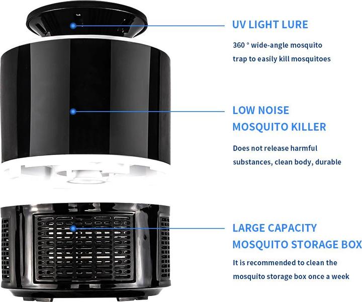 Actual product image PhoneLook Mosquito catcher USB lamp