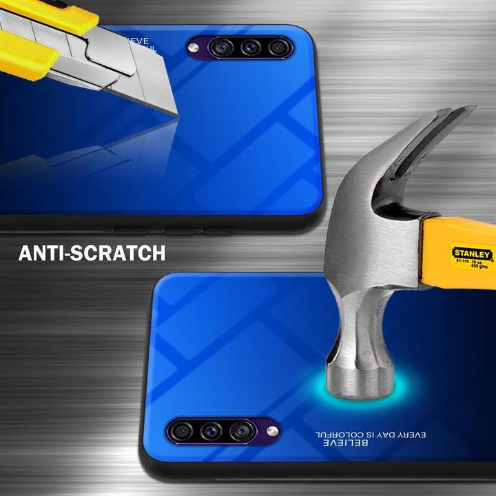 Produktbild Cadorabo TPU 2 Farben Glas Cover (Samsung Galaxy A30s, Samsung Galaxy A50s)