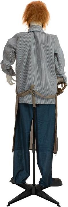 Immagine prodotto Europalms Figura di Halloween zombie con motosega, animata, 170 cm