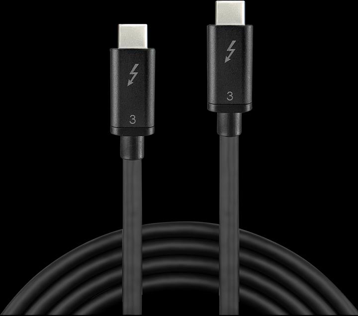 Actual product image Lindy Thunderbolt 3 cable (1 m, USB 3.1)