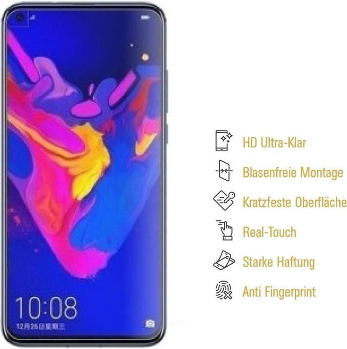 Produktbild Protectorking 3x Panzerfolie Anti-Shock HD Klar (3 Stück, Huawei Nova 4)