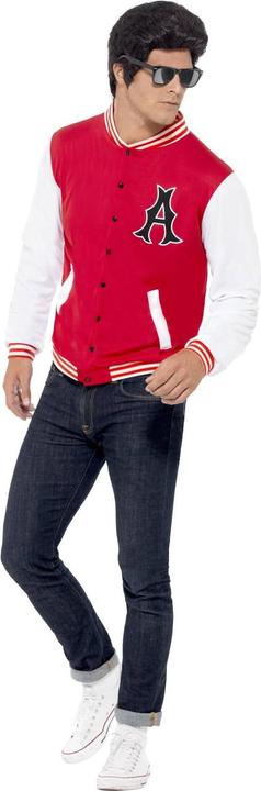 Produktbild Smiffys 50s Jock VarsityJacke (USCollegeStil) (M)