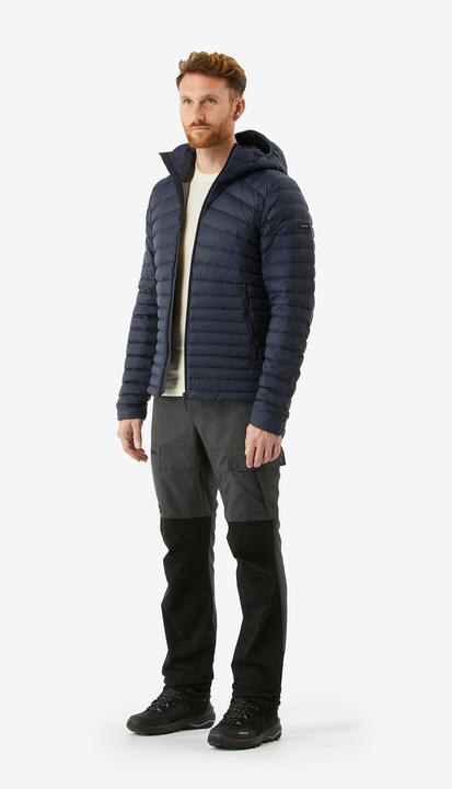 Actual product image Forclaz Men's down jacket down to -5 °C with hood Trekking - MT100 (3XL)