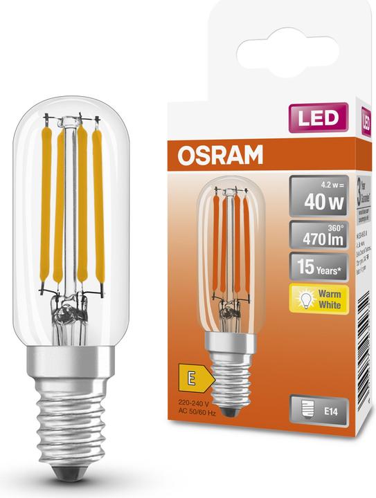 Actual product image Osram LED Special T26 (E14, 4 W, 470 lm, 1 x, E)