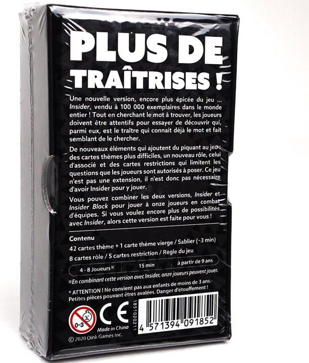 Immagine prodotto Oink Games Insider Black (f) (Francese)