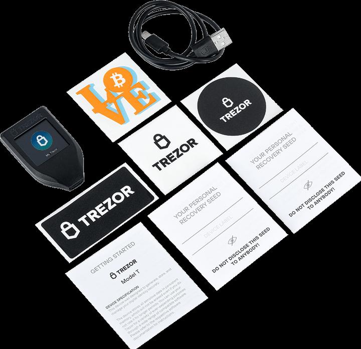 Immagine prodotto Trezor Modello T (Ethereum Classic, Litecoin, Bitcoin)
