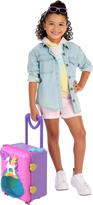 Actual product image Polly Pocket Holiday in a rolling suitcase