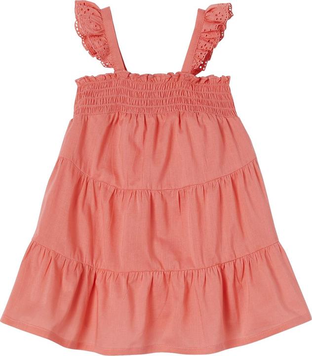 Actual product image Vertbaudet Girls' baby dress with tiered flounces (62)