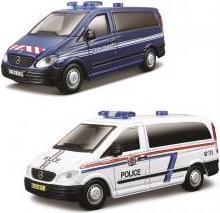 Produktbild Bburago Mercedes Vito Police, verschiedene Typen 1:50 (275913)