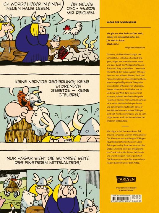 Produktbild Klassikerbibliothek: Hägar, der Schreckliche (Deutsch, Dik Browne, 2020)