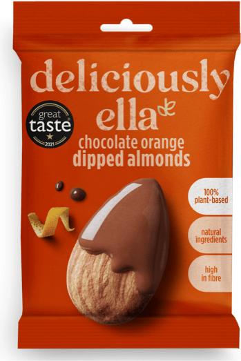 Actual product image Deliciously Ella Chocolate Orange Dipped Almonds small (27 g)