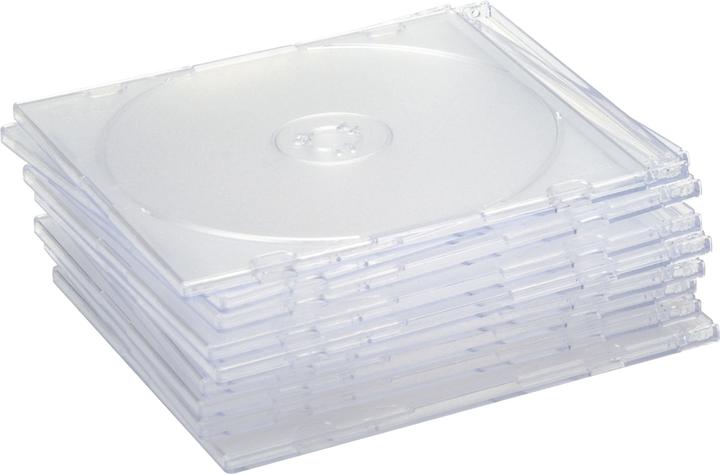 Image du produit MediaRange Boîtier pour CD vierge, étroit, pour 1 disque usinable, plateau noir