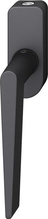 FSB Fenstergriff 34 1005 abschliessbar ovale Rosette, EAluminium schwarz matt (Türgriff)