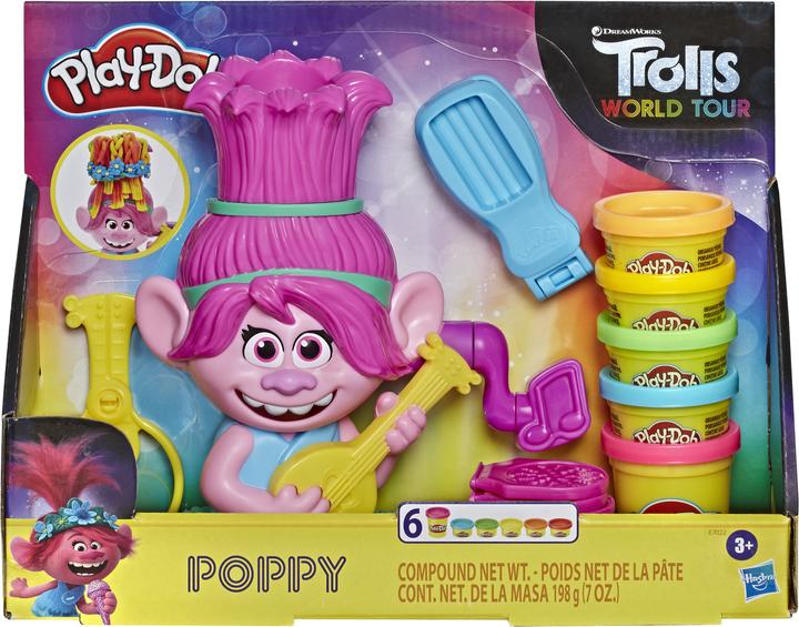 Play-Doh Trolls World Tour Frisierspass Poppy