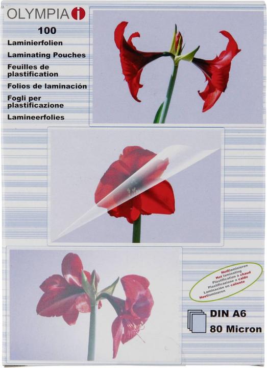 Olympia Feuilles de plastification (A6, 100 pièce(s), 80 µm)